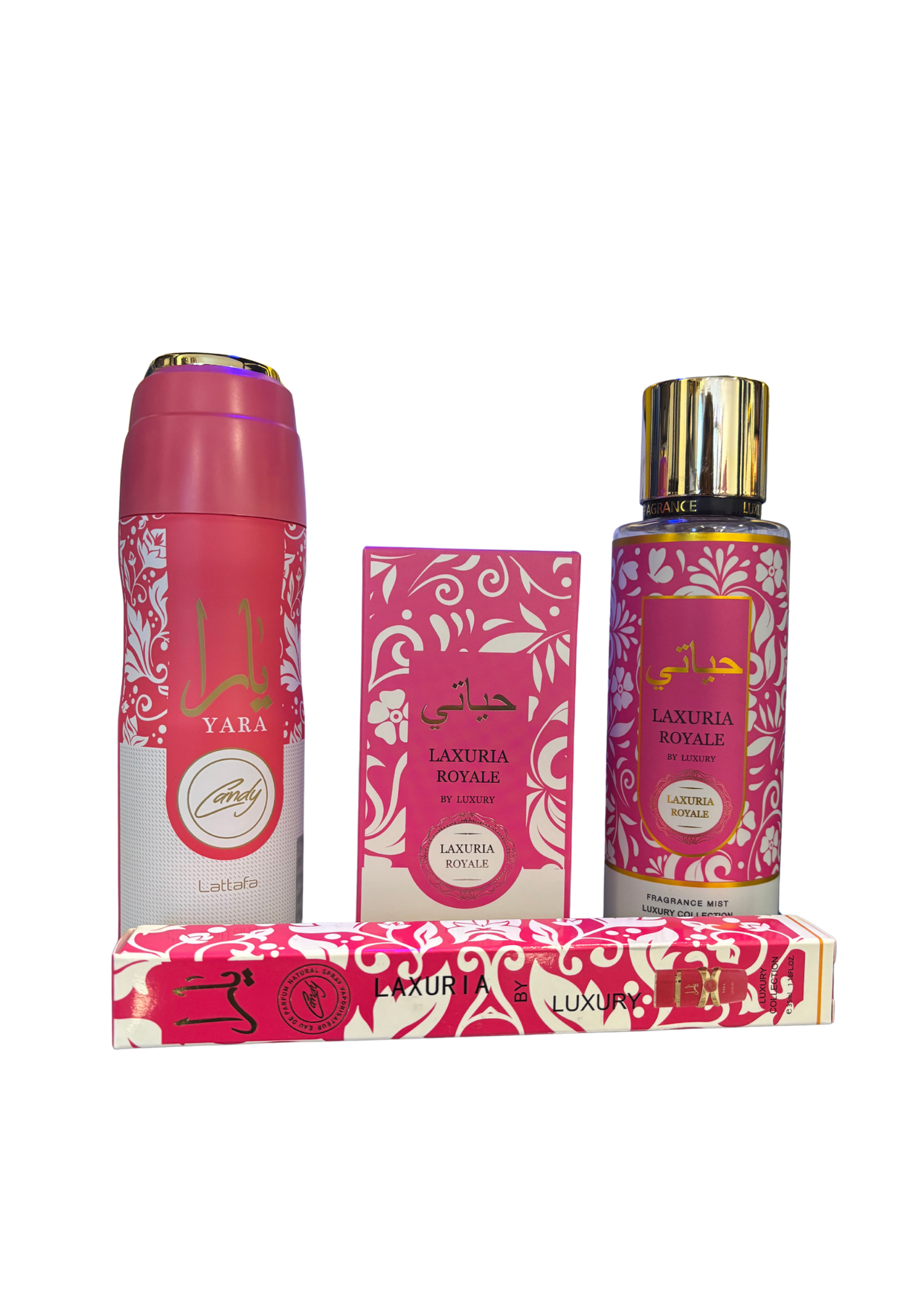 Coffret Yara x Luxury Parfum Royale Candy Arabian