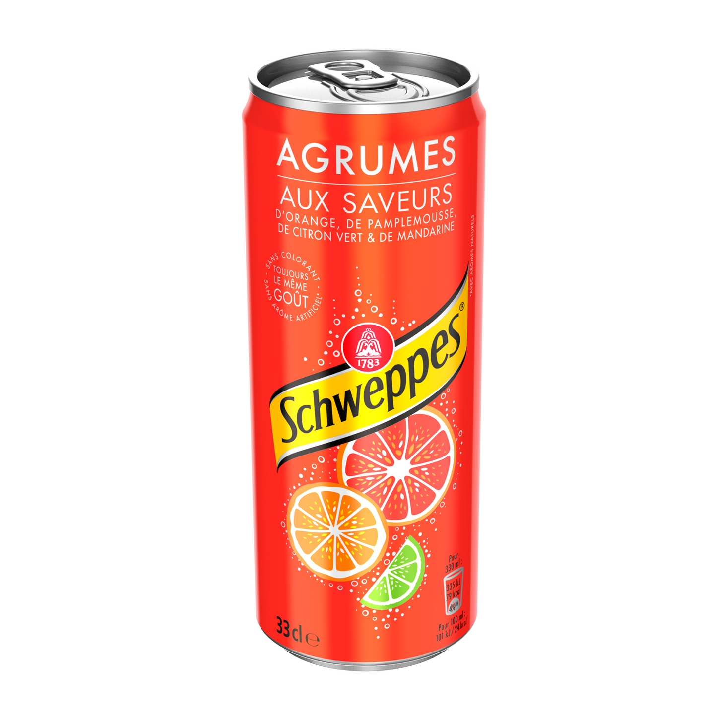 Schweppes Agrumes Citrons Soda 33cl