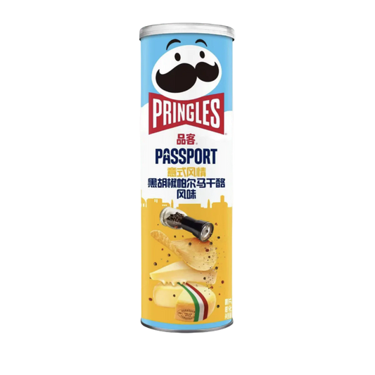 Pringles Saveurs Passeport Italie Black Pepper & Parmesan 110Gg