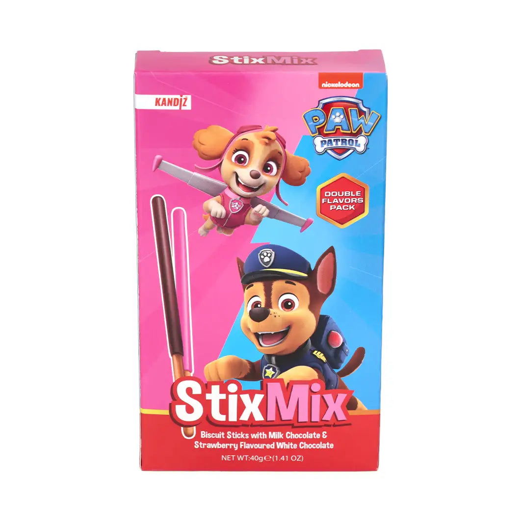 StixMix Pat' Patrouille Ropi enrobé de chocolat et de fraise, 40 g