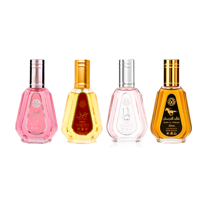 Parfums Dubaï de poche (Lot de 4x50 mL)