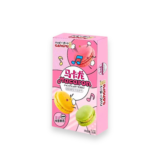Gangfu Popping Macarons Strawberry (50g)