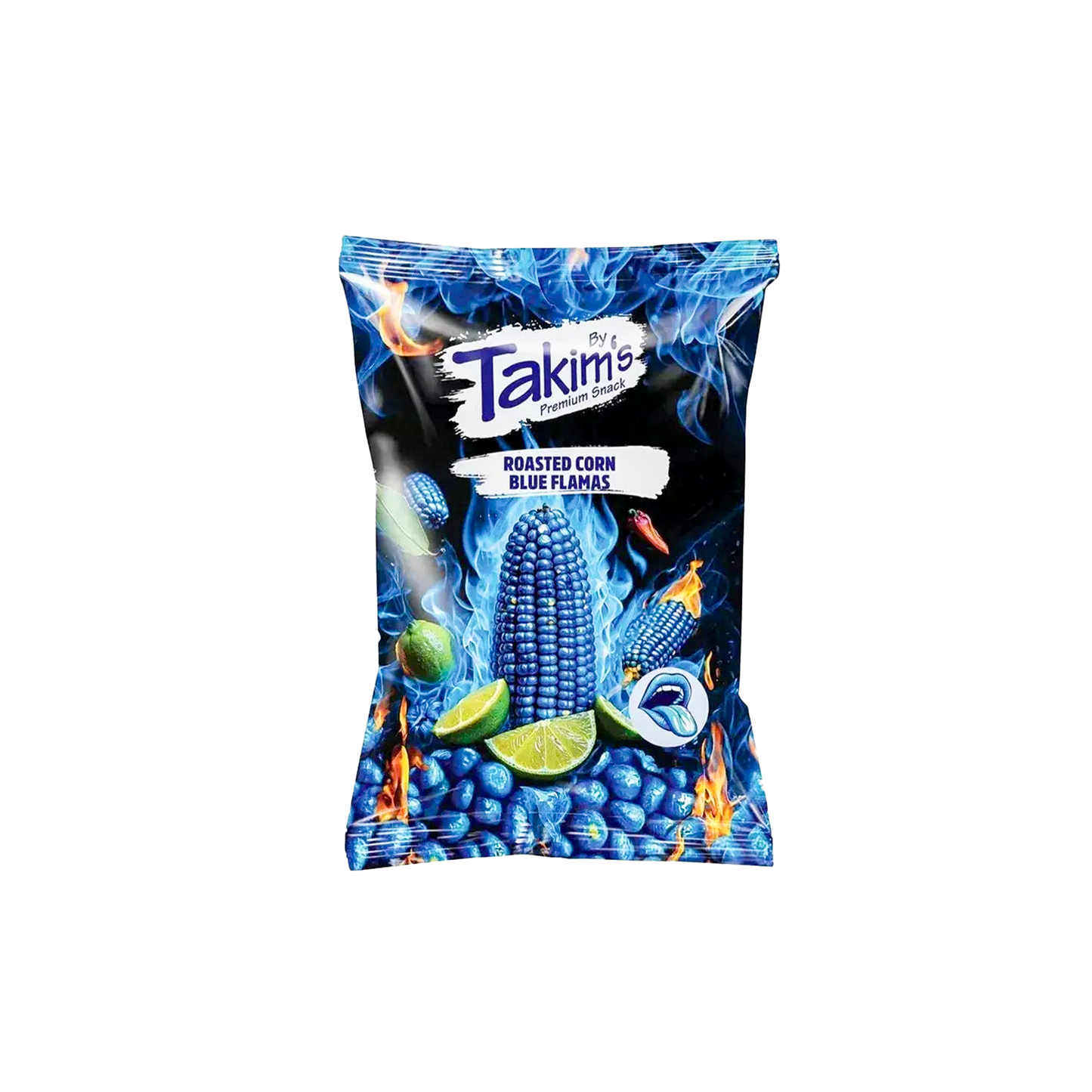 Takim’s roasted corn blue flamas